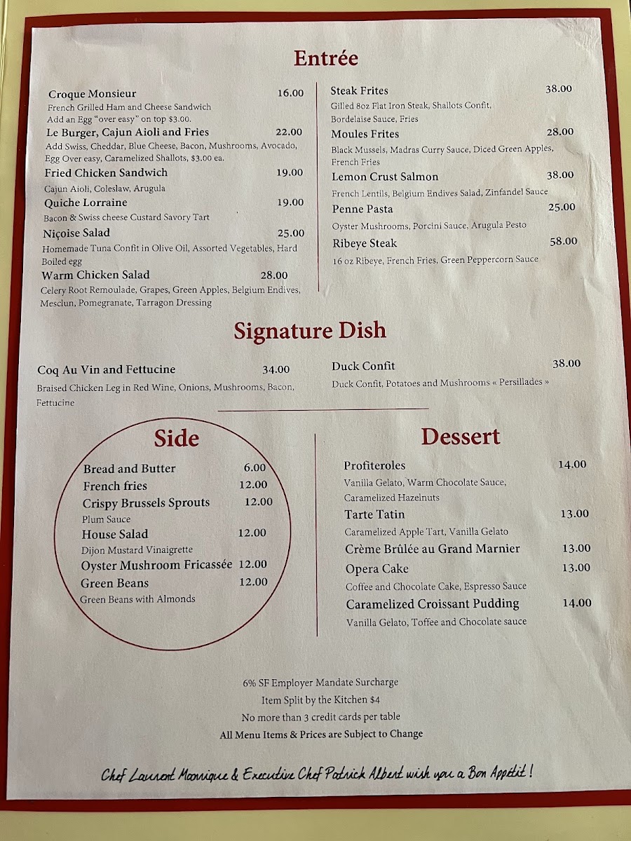 Café de la Presse Menu - Image 2